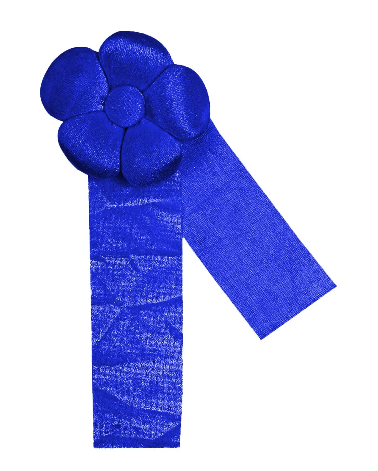 Kuber Industries Velvet 2 Pieces Curtain Tie Back Tassel Set (Royal Blue) CTKTC33453