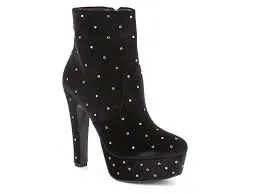 KURT GEIGER - SPEAR STUDDED VELVET ANKLE BOOTS **FREE SHIPPING**