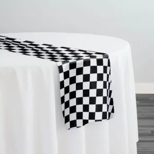 Lamour Prints Table Runner in 1"x1" Checker