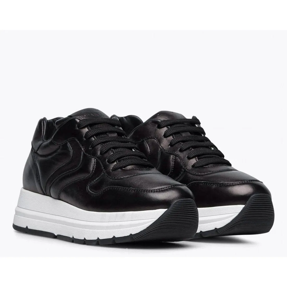 Maran Pump Black Chunky Sneakers