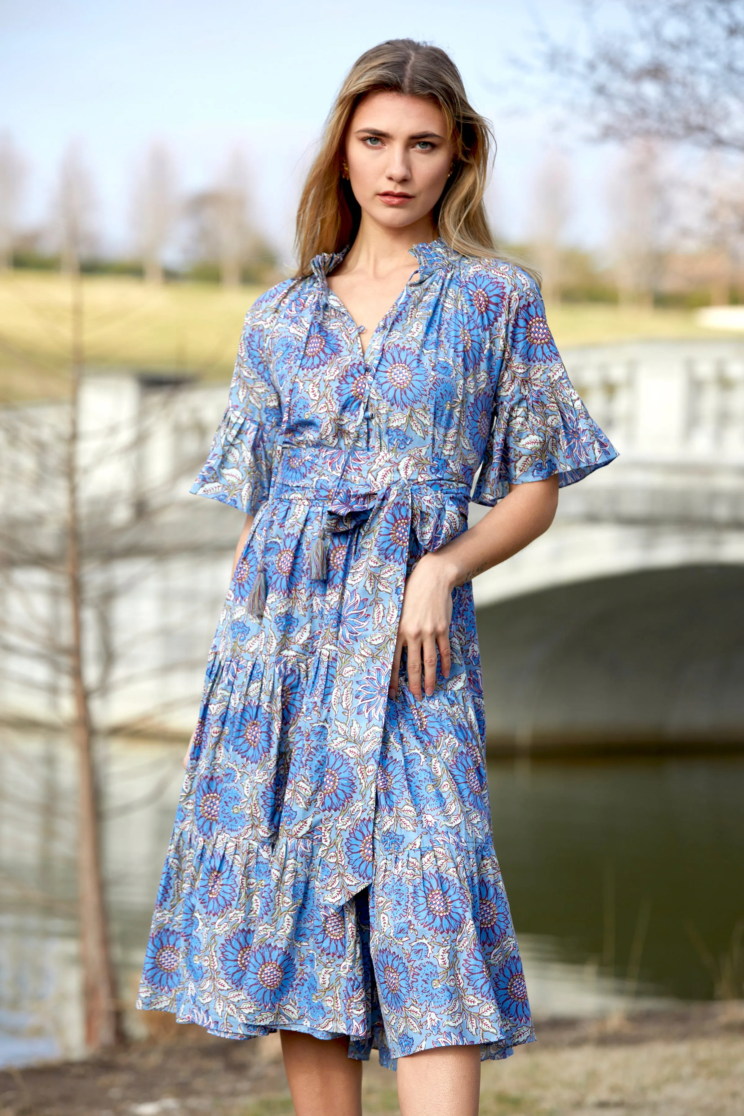 Melodie Cotton Midi Dress