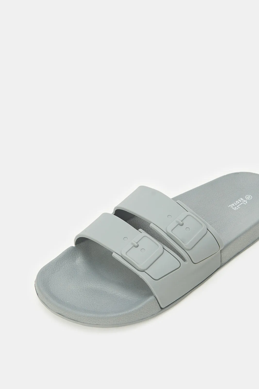 Men Grey Moulded Comfort Slide