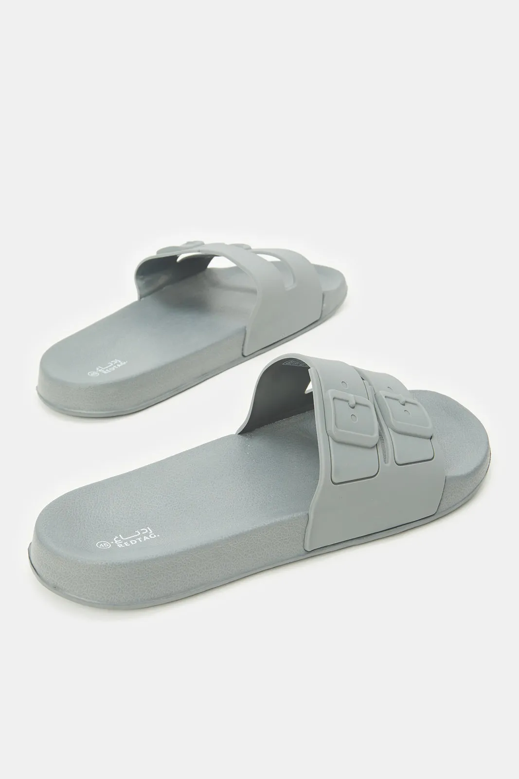 Men Grey Moulded Comfort Slide