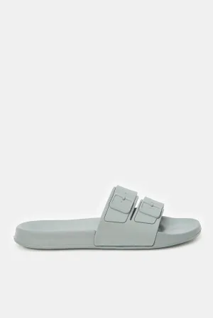 Men Grey Moulded Comfort Slide