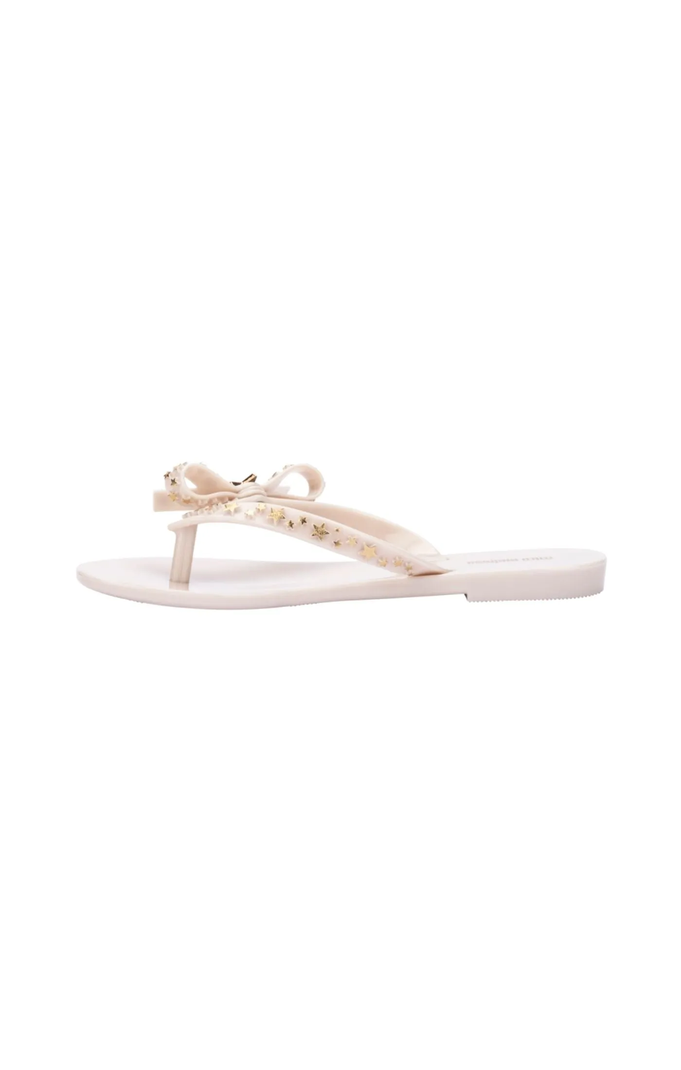 Mini Melissa Harmonic Stars Flip Flops - Beige