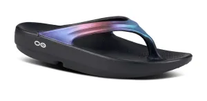 OOFOS Womens Oolala Luxe Midnight Spectre