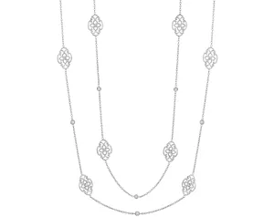 Penny Preville Fancy Flower 'Arabesque' Link Necklace