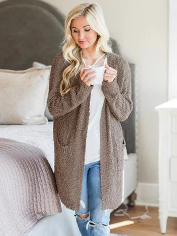 Queenly Knitting Cardigan Tops