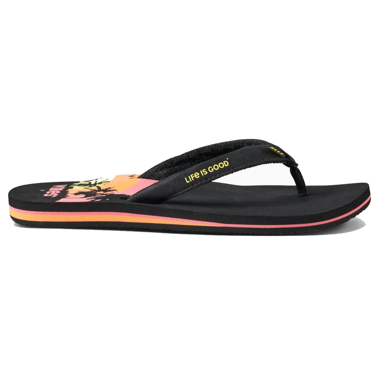 REEF Women's Cushion Sands × Life Is Good Sandals