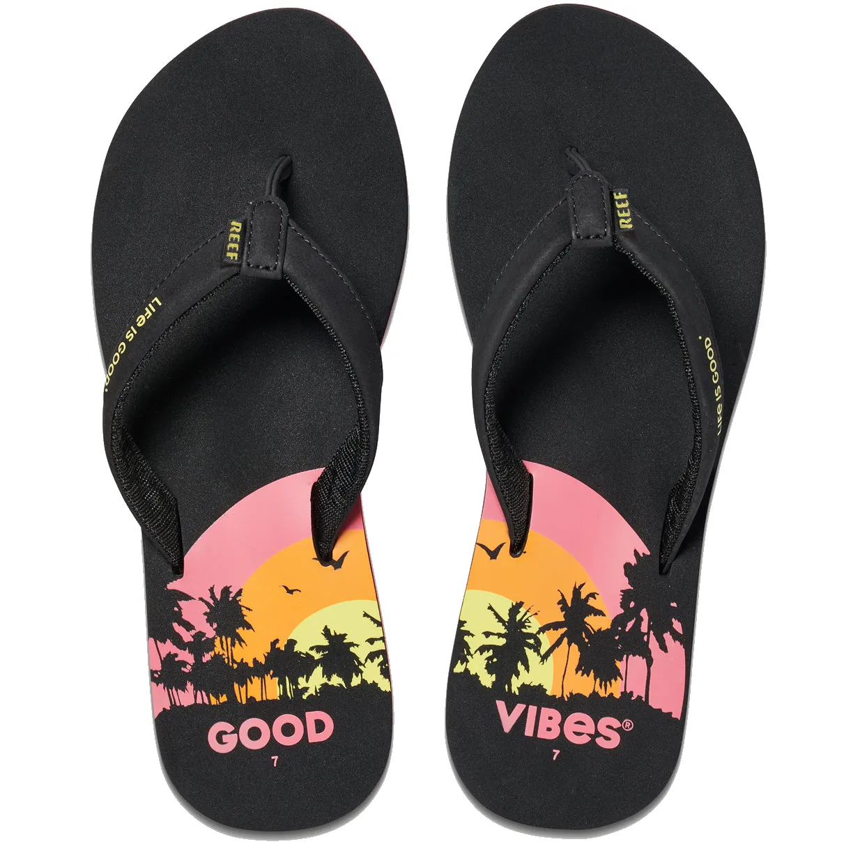 REEF Women's Cushion Sands × Life Is Good Sandals