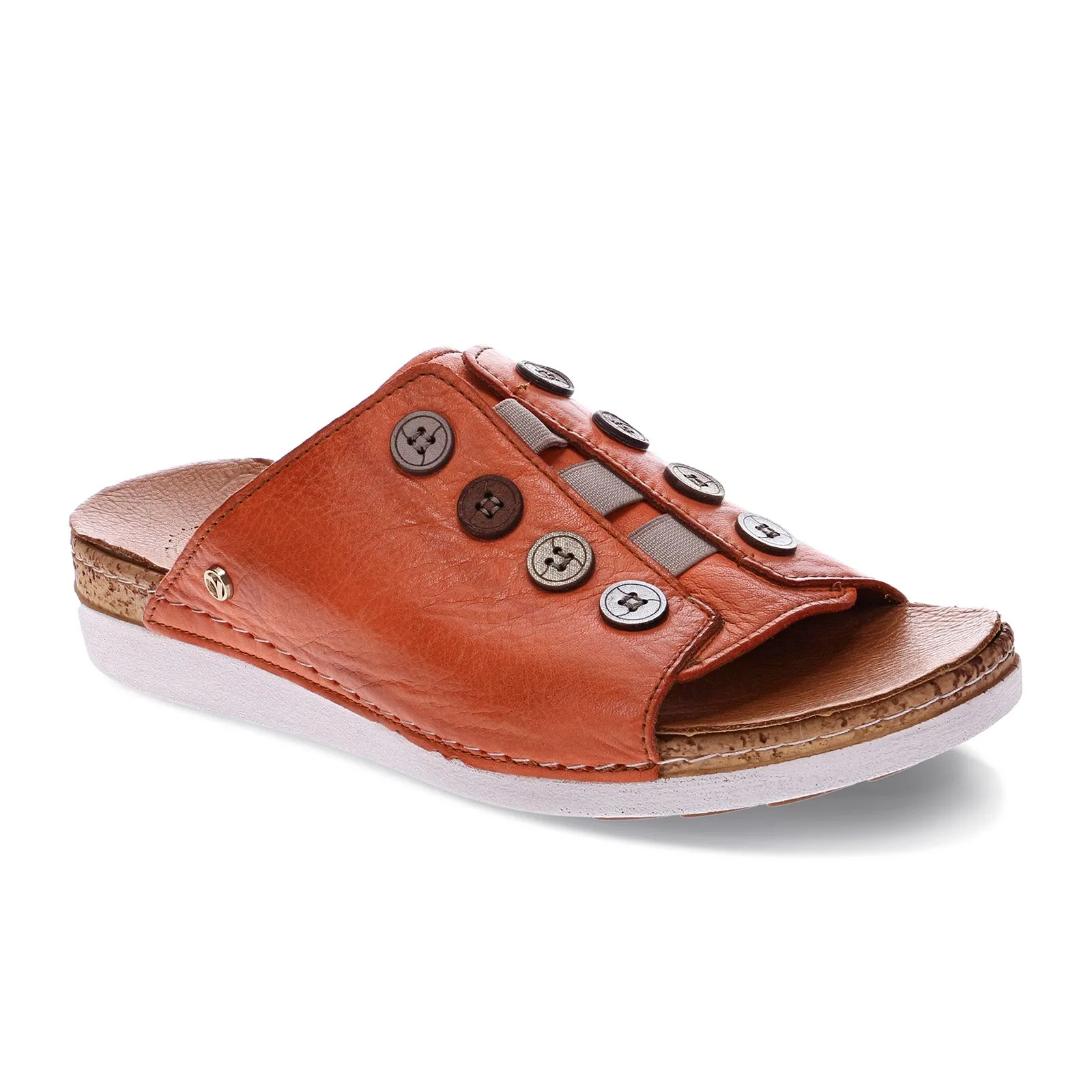 Revere Antalya Slide Sandal (Women) - Mango