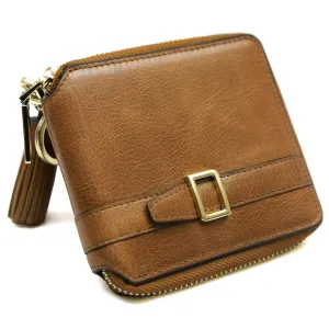 RFID Belted Ziparound Bifold