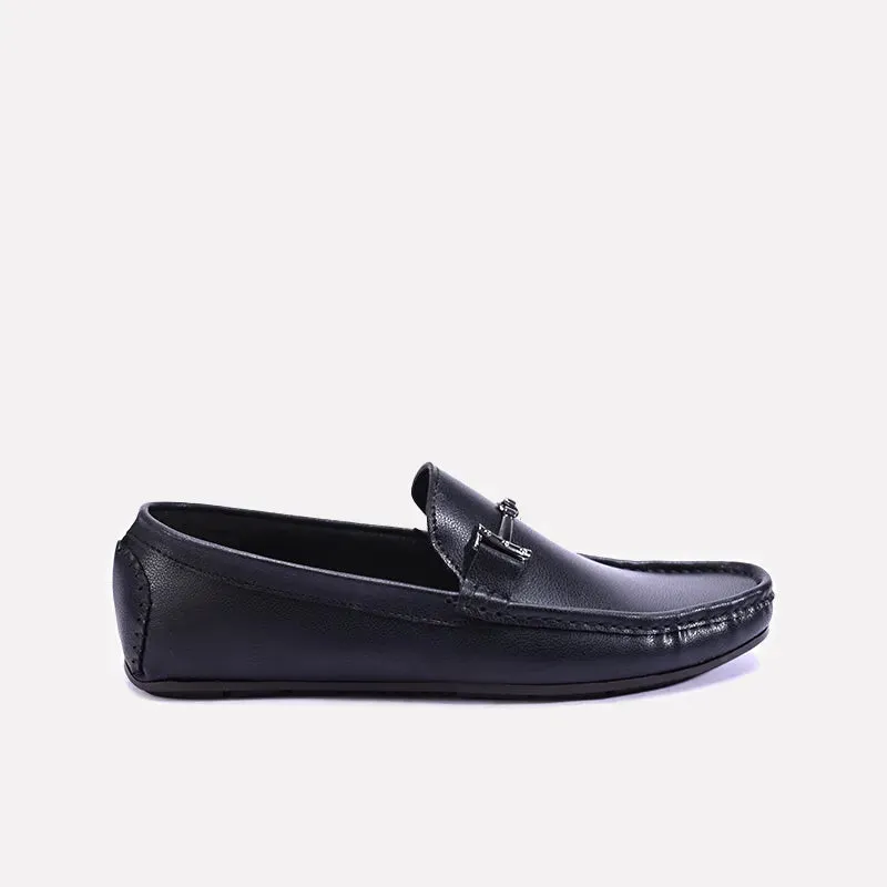 Riverton Black Classic Horsebit Loafers 0130839