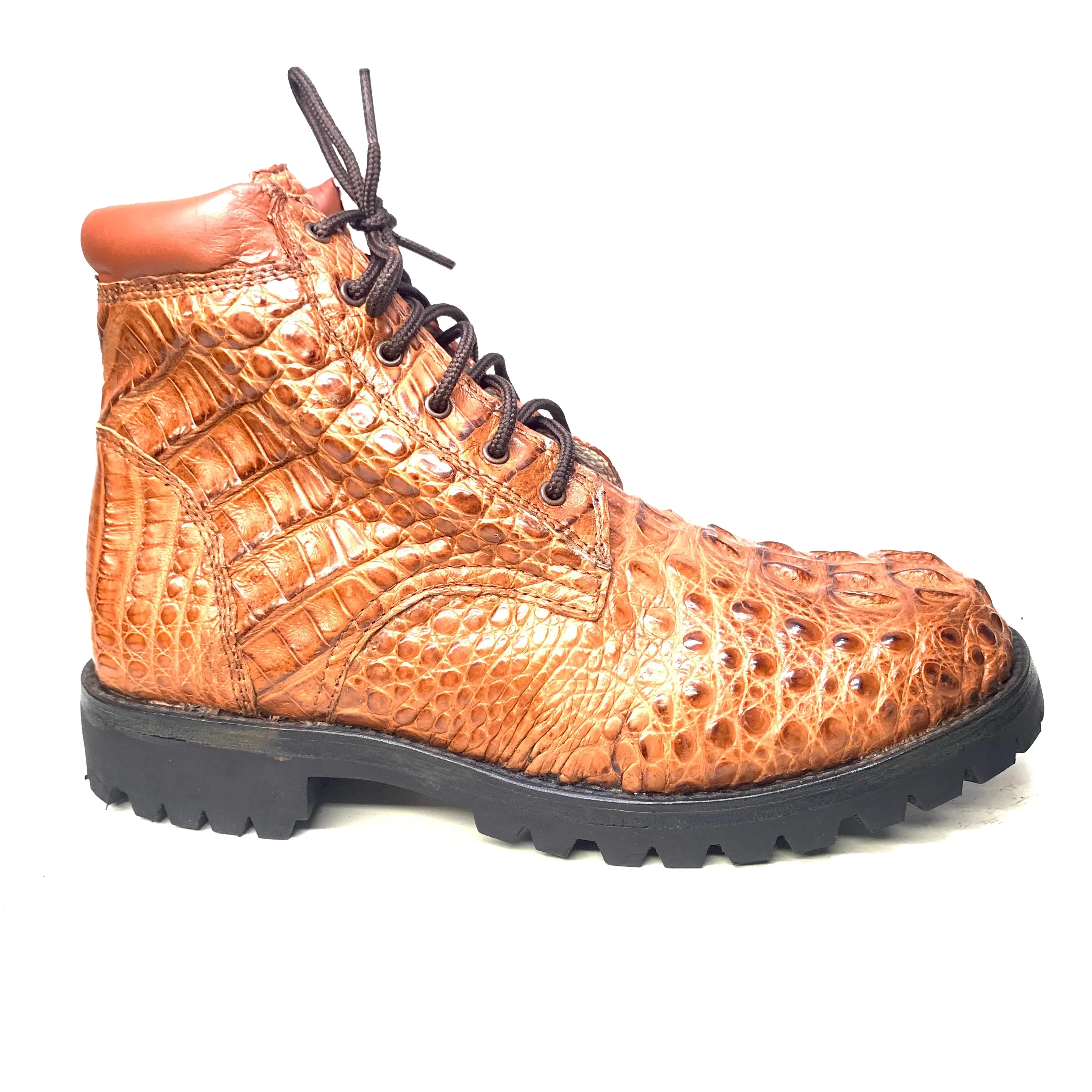 Safari Whisky Men's All-Over Horn-back Combat Boots