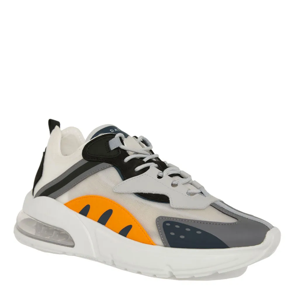 Scarpe Uomo D.A.T.E. Sneakers linea Aura Otter colore White Orange