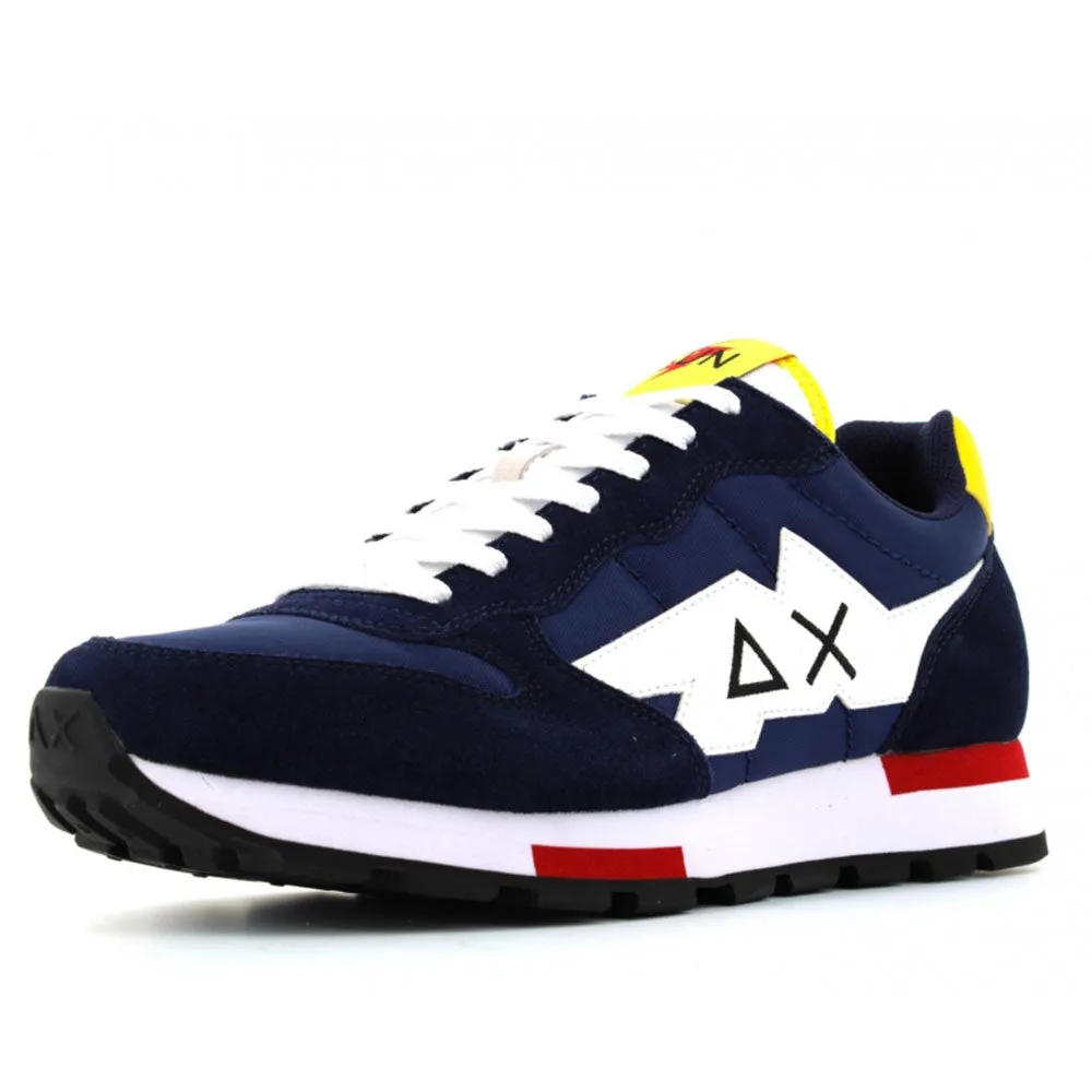 Scarpe Uomo Sun68 Sneakers Tom Solid Multicolor Navy Blue