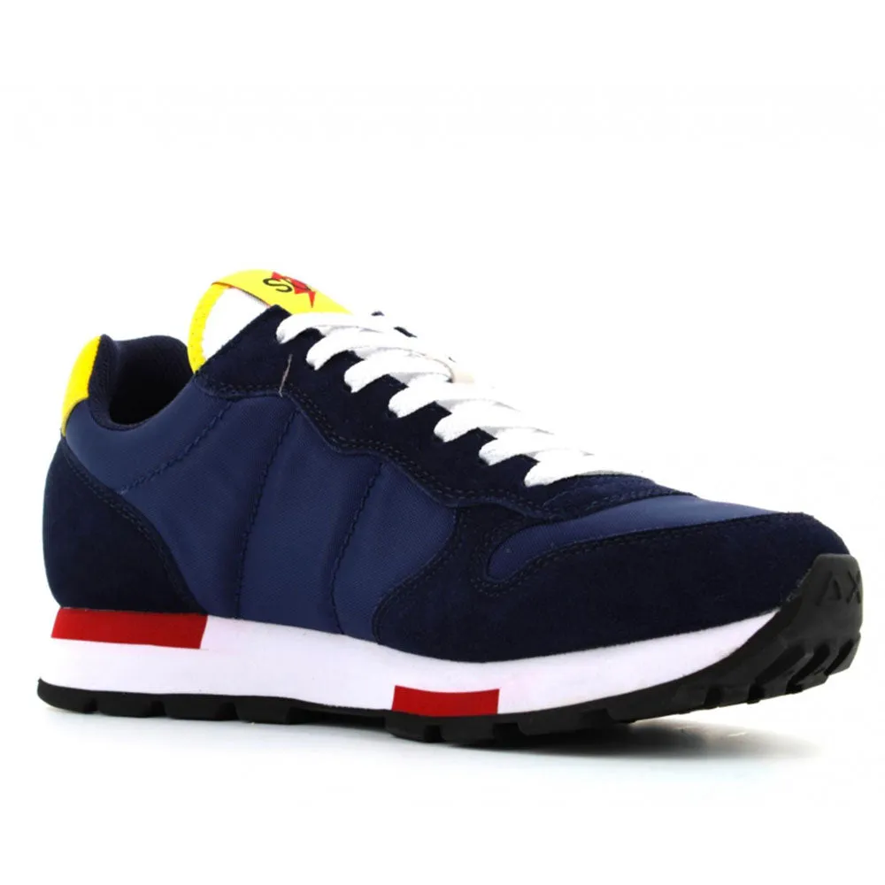 Scarpe Uomo Sun68 Sneakers Tom Solid Multicolor Navy Blue