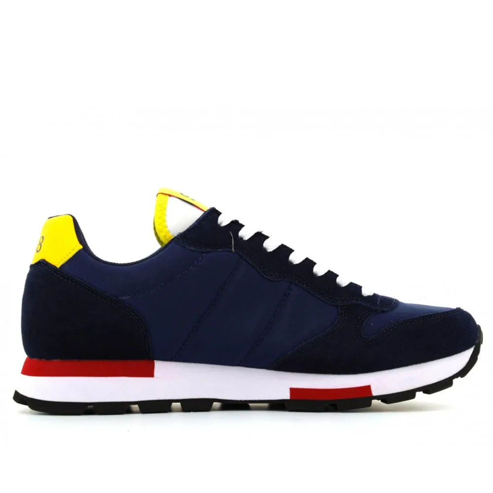 Scarpe Uomo Sun68 Sneakers Tom Solid Multicolor Navy Blue