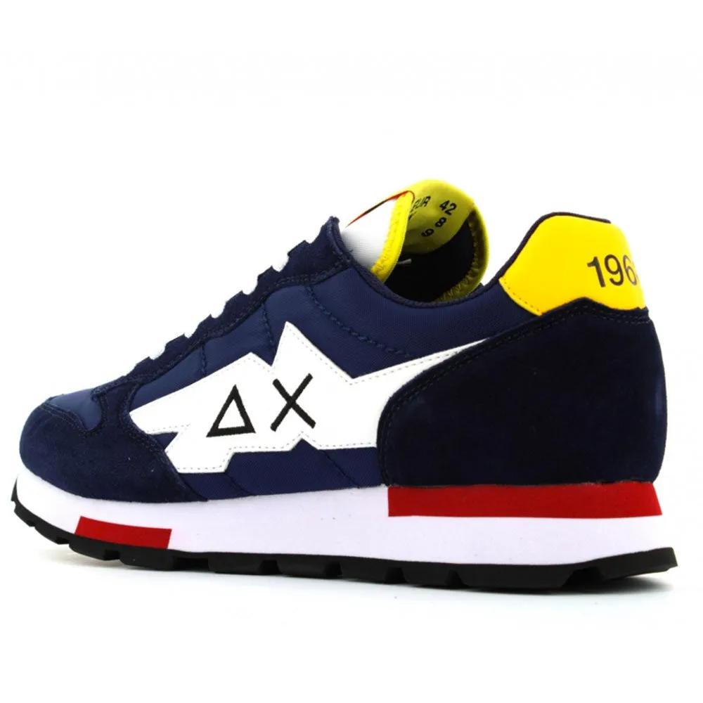 Scarpe Uomo Sun68 Sneakers Tom Solid Multicolor Navy Blue