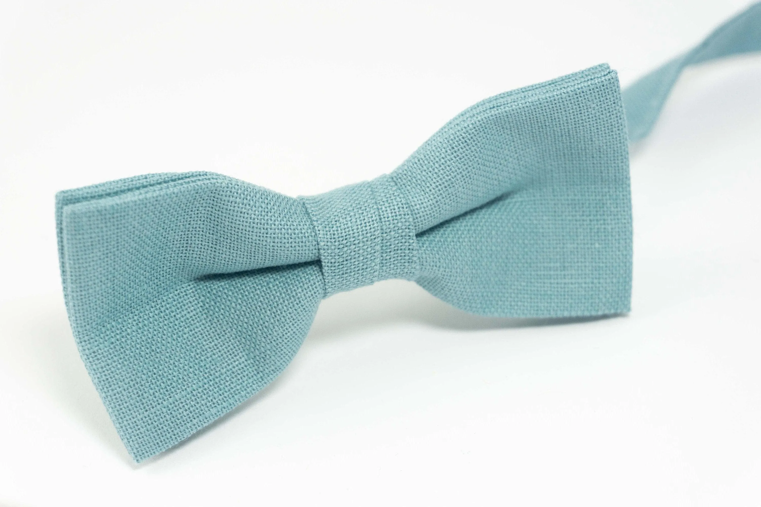 Sea blue bow tie | Sea blue wedding bow tie