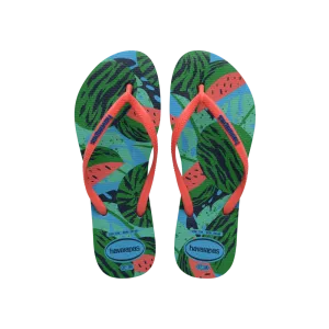 Slim Summer Fruits Flip Flops