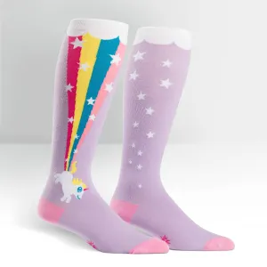 Sock It To Me Rainbow Blast Stretch-It Unisex Knee Highs