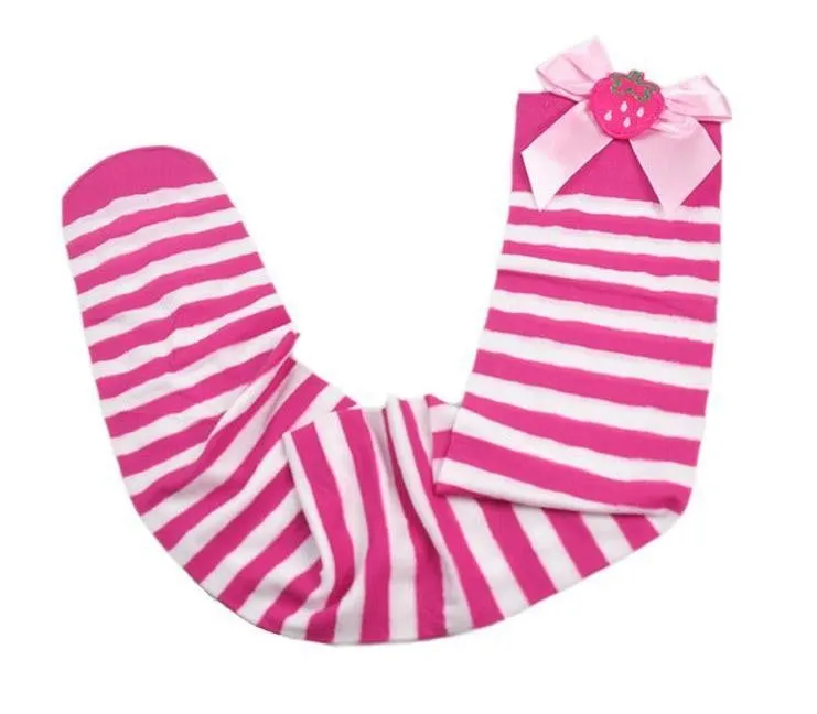 Strawberry Striped Stockings