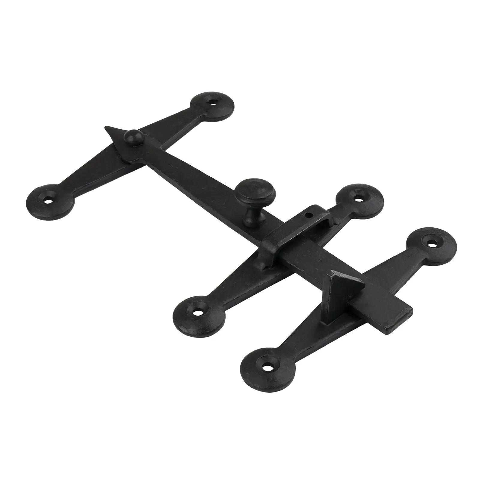 T Bar Latch Set Black