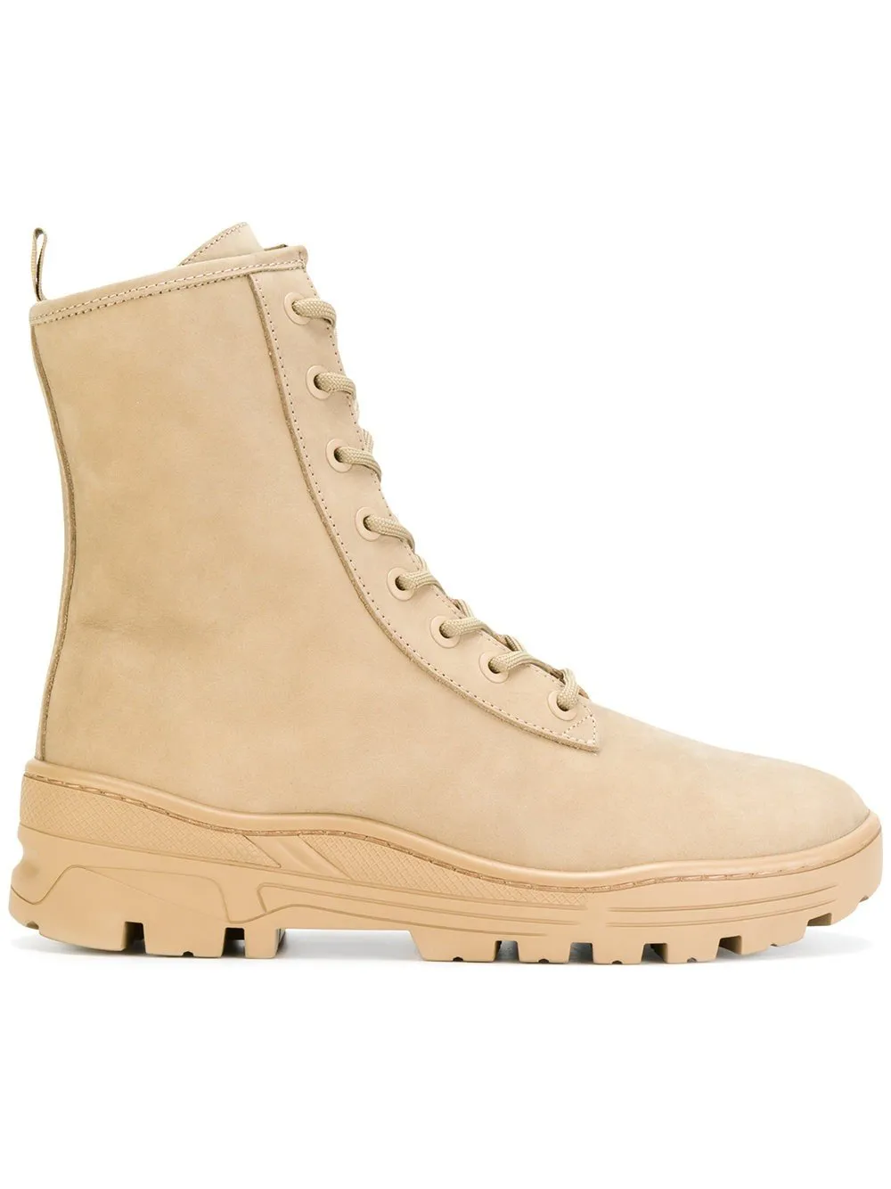 Taupe Nubuk Combat Boot