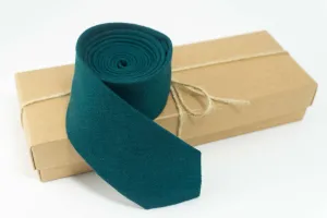 Teal green tie | wedding necktie