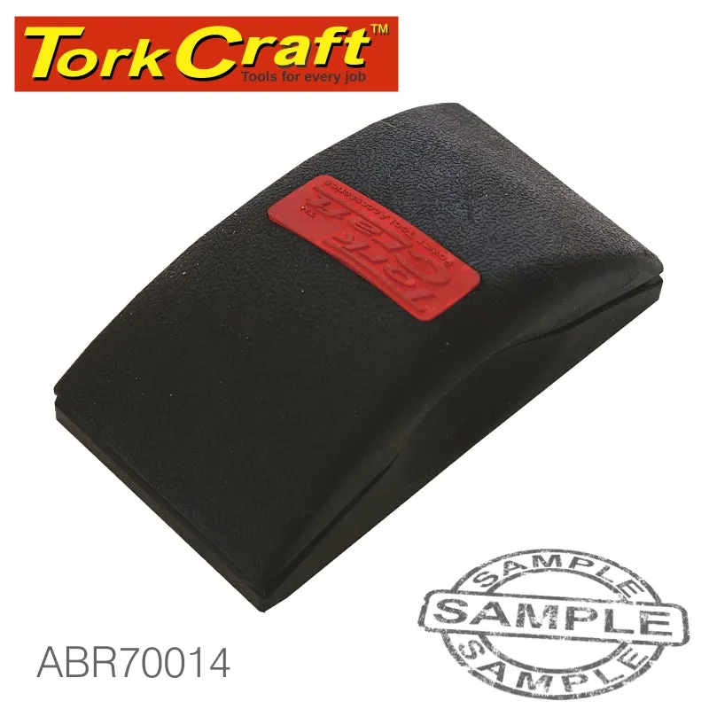 TORK CRAFT SANDING BLOCK ERGONOMIC 122 X 66 FOR HAND USE BLACK ABR70014