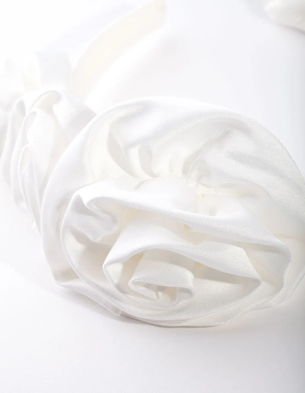 White Rose Headband