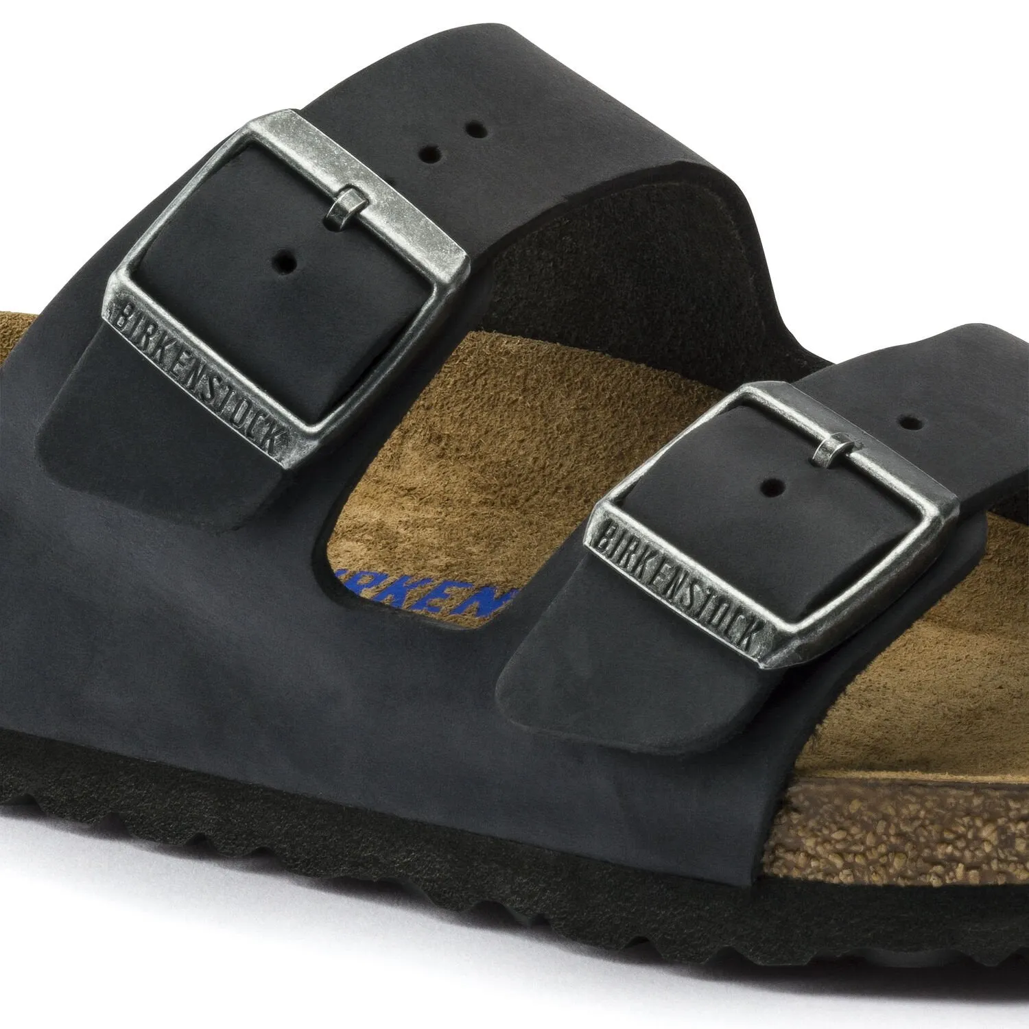 Women's Arizona Soft Footbed Narrow Black Oiled Leather