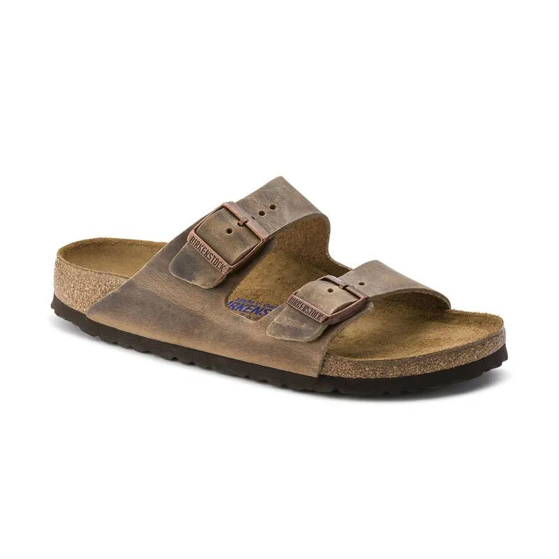 Women's Arizona Soft Footbed Narrow Tobacco Oiled Leather