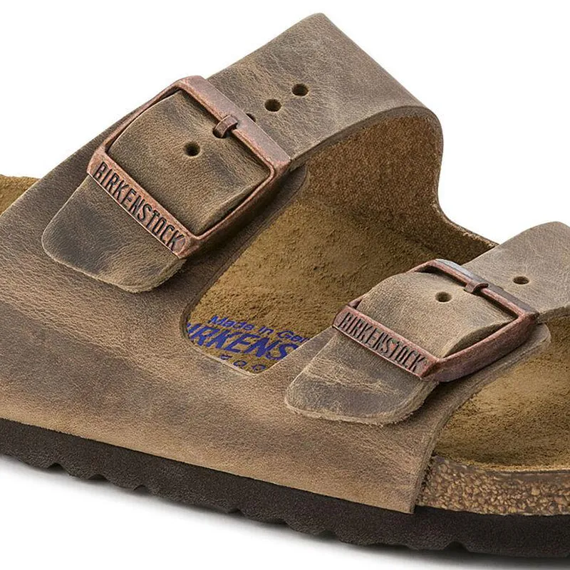 Women's Arizona Soft Footbed Narrow Tobacco Oiled Leather