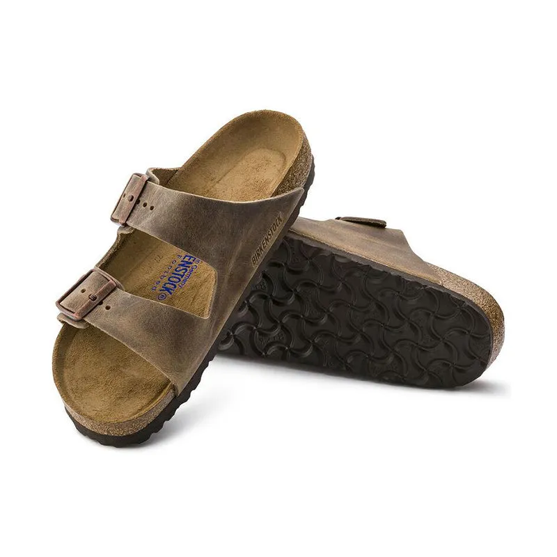 Women's Arizona Soft Footbed Narrow Tobacco Oiled Leather