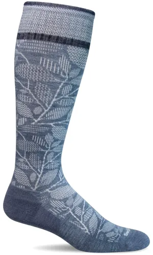 Women's Fauna Firm Graduated Compression Socks (Bluestone)